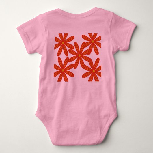 Baby en peuters Jersey Body Romper (Achterkant)