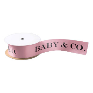 BABY en roze Baby shower Sprinkle Party Satijnen Lint