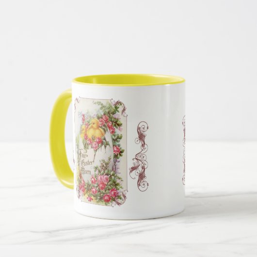 Baby en Rozen  Mok (Voorkant links)