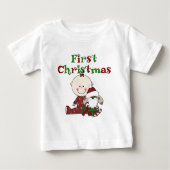Baby en Santa Dog T-shirts (Voorkant)