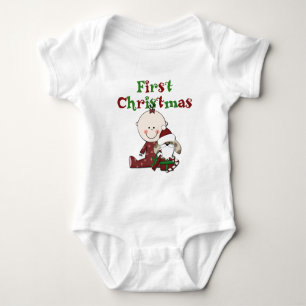 Baby en Santa Dog T-shirts