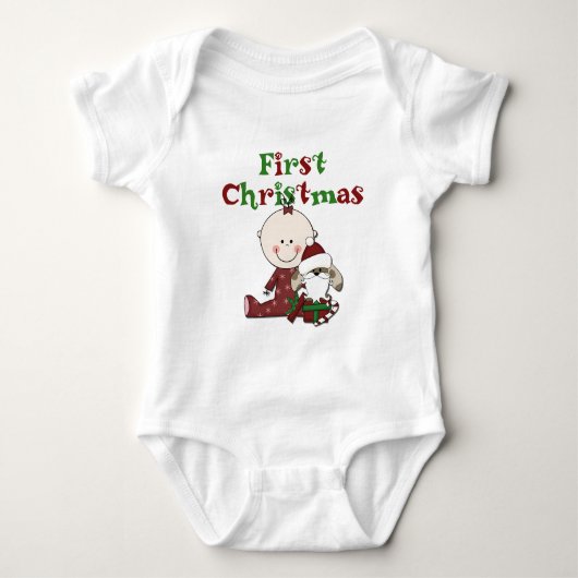 Baby en Santa Dog T-shirts (Voorkant)
