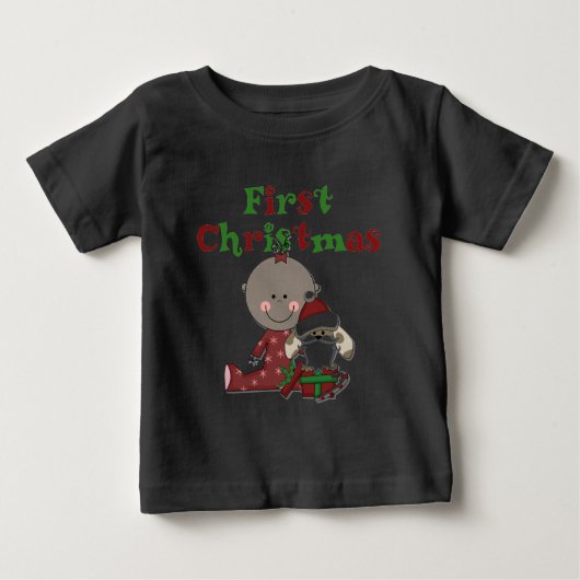 Baby en Santa Dog T-shirts (Voorkant)