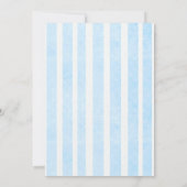 Baby en Teddy Bear Boys Baby shower Uitnodiging (Achterkant)