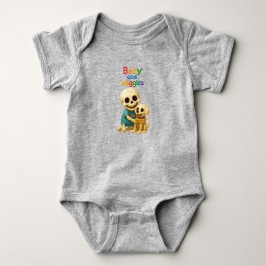 Baby en Waggles — The Boneheads  Romper (Voorkant)