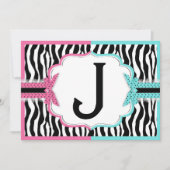 Baby- en zebraafdruk kaart (Voorkant)