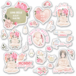 Baby- en zwangerschapsvinylstickers sticker