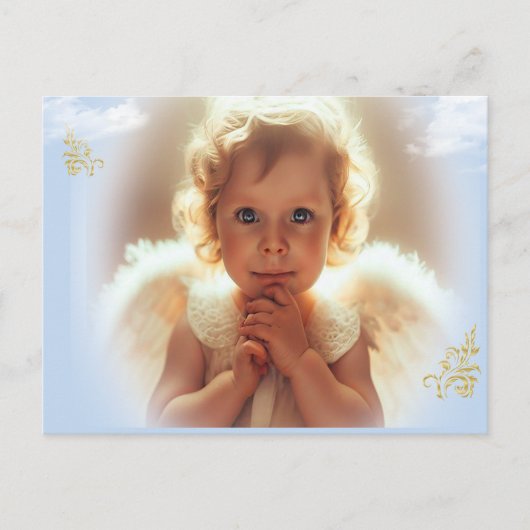 Baby-Engelen Briefkaart (Voorkant)