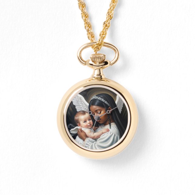 baby engelen horloge (Voorkant)