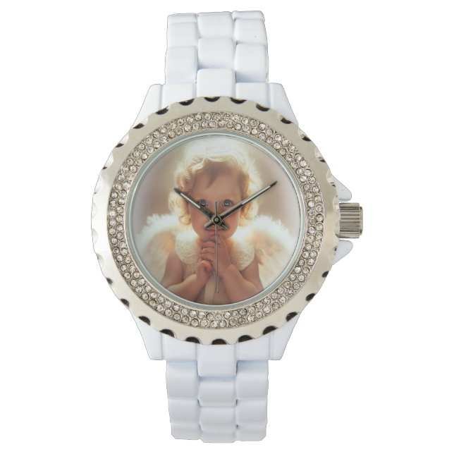 Baby-Engelen Horloge (Voorkant)