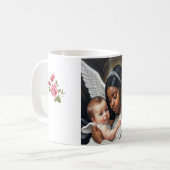 baby engelen koffiemok (Voorkant links)