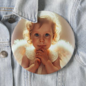 Baby-Engelen Ronde Button 6,0 Cm (In situ)