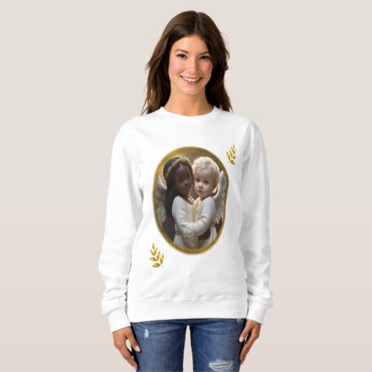 baby-engelen trui (Voorkant volledig)