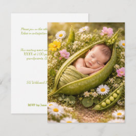 BABY ERWTJES POD DIGITALE DOWNLOAD DOOPKAART UITNO KAART