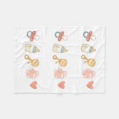 Baby Essentials Patroon Fleece Deken (Voorkant (Horizontaal))