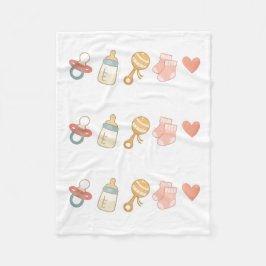 Baby Essentials Patroon Fleece Deken