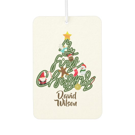 Baby Experience My First Christmas Tree  Luchtverfrisser (Voorkant)