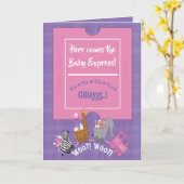Baby Express-Kaart Kaart (Gele Bloem)
