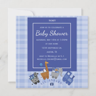 Baby Express-uitnodiging Save The Date