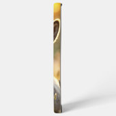 Baby ezel vreedzame natuur rode papaver veld samsung galaxy hoesje (Linkerkant)