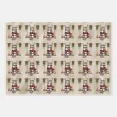 Baby Ezels Kerst Kinderen Inpakpapier Vel (Voorkant 3)