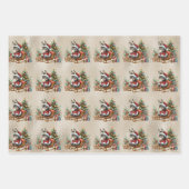 Baby Ezels Kerst Kinderen Inpakpapier Vel (Voorkant 2)