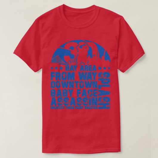 Baby Face Assassin van ver naar het centrum T-shirt (Design voorkant)