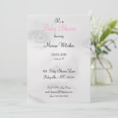 Baby Face Baby Shower-uitnodigingen Kaart (Staand voorkant)