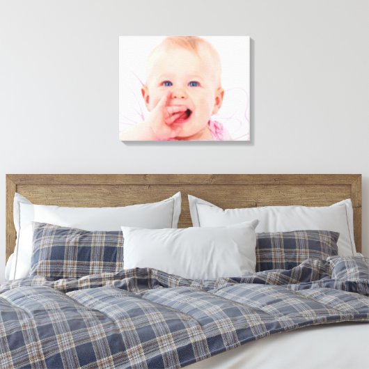 Baby Face! Canvas Afdruk (Insitu (Slaapkamer))