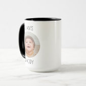 Baby Face Mok First Vaderendag Cadeau, Aangepaste  (Voorkant links)