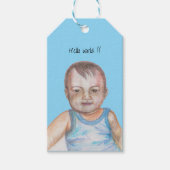 BABY FACE STICKER CADEAULABEL (Voorkant)