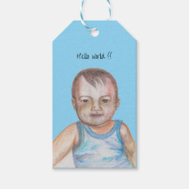 BABY FACE STICKER CADEAULABEL