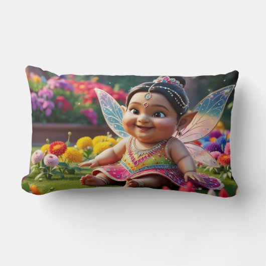 Baby Fairy Cheerfulness Kussen (Voorkant)