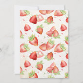 Baby Fairy Delicate Girly Baby shower Invitation Kaart (Achterkant)