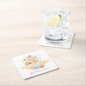 Baby Fairy Delicate Girly Baby shower Kartonnen Onderzetters (Insitu)