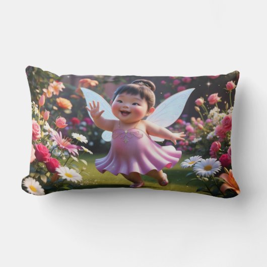 Baby Fairy Groetjes Kussen (Voorkant)