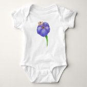 Baby Fairy Slapen op een Morning Glory. Romper (Voorkant)
