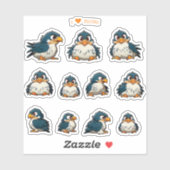 Baby Falcons Scrapbook Stationery Stickers (Vel)