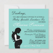 BABY & familie Sprinkle Shower Luncheon Tea Party Kaart (Voorkant)