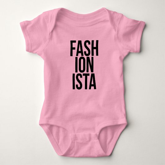 Baby Fashionista Bodysuit (Voorkant)