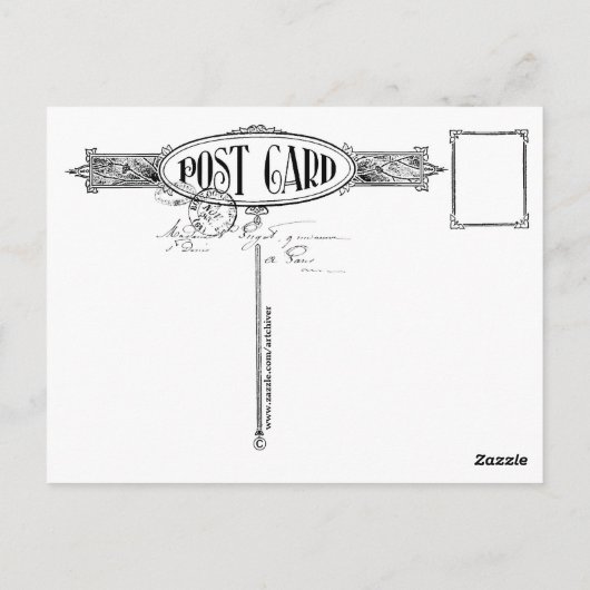 BABY FAUN "FAIRYLAND FANTASY"-COLLAGE BRIEFKAART (Achterkant)