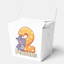 baby Favor Boxes 2 maanden Bedankdoosjes