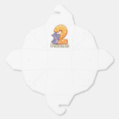 baby Favor Boxes 2 maanden Bedankdoosjes (Ongevouwen)
