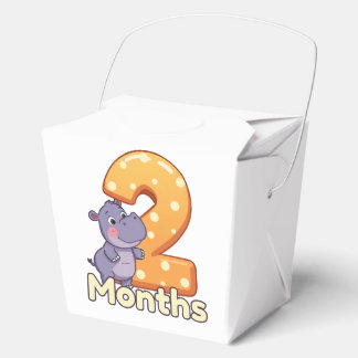 baby Favor Boxes 2 months Bedankdoosjes