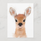 Baby Fawn Briefkaart (Voorkant)
