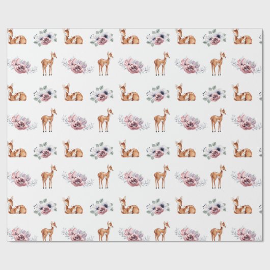 Baby Fawn Cadeaupapier (Vlak)
