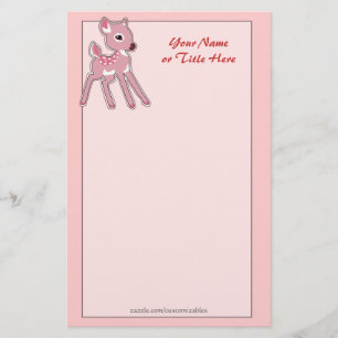 Baby Fawn Stationery Briefpapier