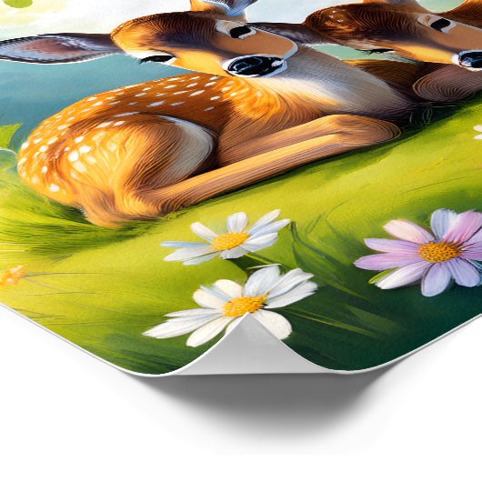 Baby Fawn's 4 Poster (Hoek)