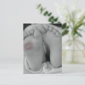 Baby Feet Briefkaart (Staand voorkant)