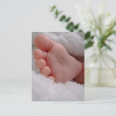 Baby Feet Briefkaart (Staand voorkant)